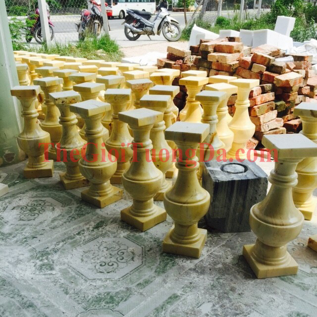 Yellow Marble Balustrade