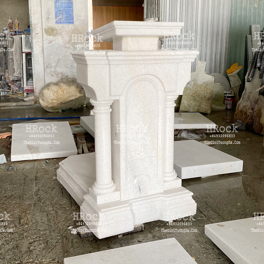Bục Đọc Sách Nhà Thờ Đá Tự Nhiên